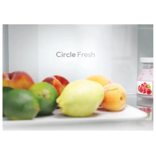 Candy ECN2CQTEB186 No Frost alulfagyasztós kombinált hűtőszekrény, 235/120L, Wifi, 59.5x66.7x185 cm, fekete szín