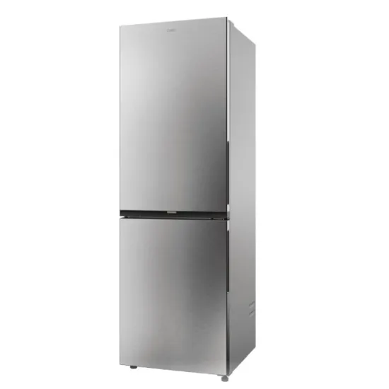 Candy ECN2CQTEX186 No Frost alulfagyasztós kombinált hűtőszekrény, 235/120L, 59.5x66.7x185 cm, inox 