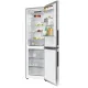 Candy ECN2CQTEX186 No Frost alulfagyasztós kombinált hűtőszekrény, 235/120L, 59.5x66.7x185 cm, inox 