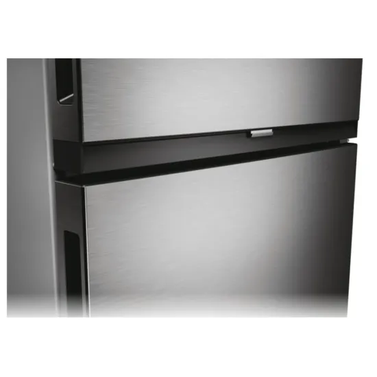 Candy ECN2CQTEX186 No Frost alulfagyasztós kombinált hűtőszekrény, 235/120L, 59.5x66.7x185 cm, inox 