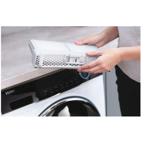 Haier HD80-A3959 hőszivattyús szárítógép, 8 kg, inverter motor, Wifi, 59.5x67.5x84.5 cm 