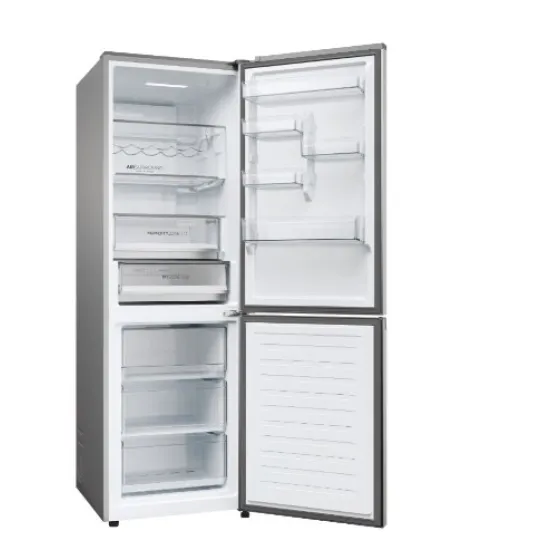 Haier HDPW5618CNPK No Frost alulfagyasztós kombinált hűtőszekrény, 235/117L, Wifi, 59.5x66.7x185 cm, ezüst szín 