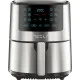 Tesla AF501BX forrólevegős sütő, Air Fryer, 5L, 1300W, fekete/inox 