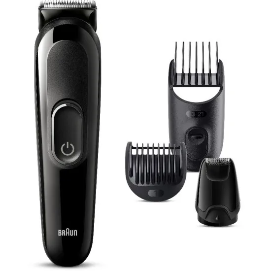 Braun MGK3410 6az1ben multifunkciós testszőrnyíró, fekete szín