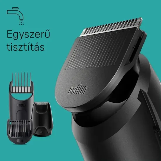 Braun MGK3410 6az1ben multifunkciós testszőrnyíró, fekete szín