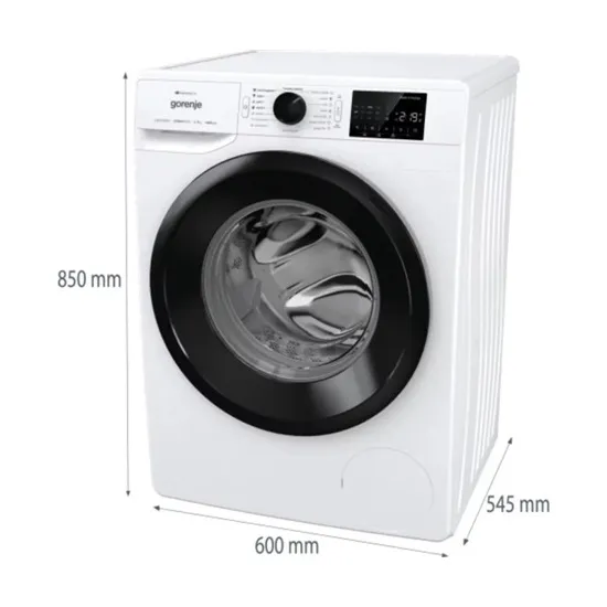 Gorenje WPNEI74ASWIFI elöltöltős mosógép, 7 kg, inverter motor, gőz, Wifi, 60x54.5x85 cm