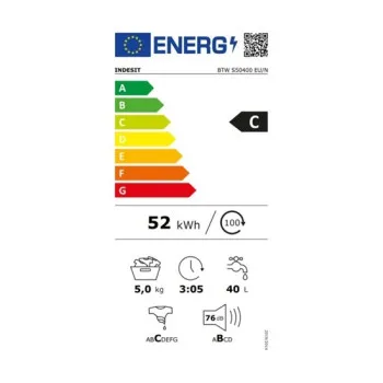 Indesit BTW S50400 EU/N felültöltős mosógép 5kg 