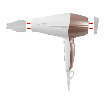 Proficare PC-HT 3010 hajszárító, 2200W, fehér/pezsgő, ionizáló funkció