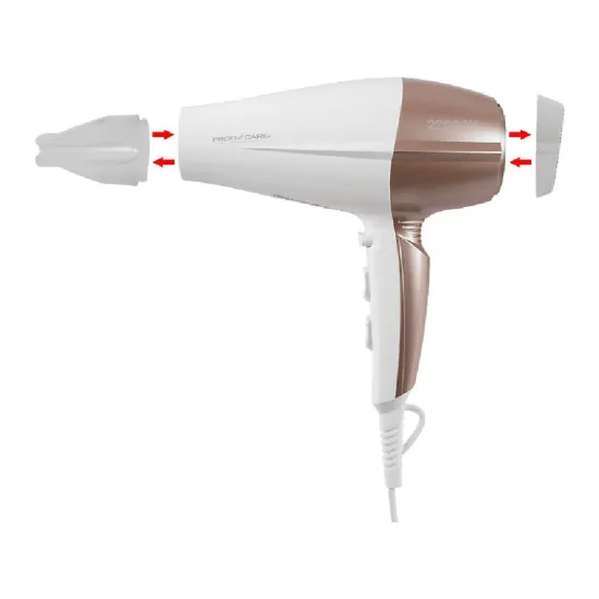 Proficare PC-HT 3010 hajszárító, 2200W, fehér/pezsgő, ionizáló funkció
