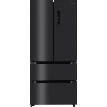 Tesla RF5200FMA Total No Frost side by side hűtőszekrény, francia ajtós kialakítással, inverter motor, 341/171L, 83.3x64.8x189.8 cm, sötét inox 