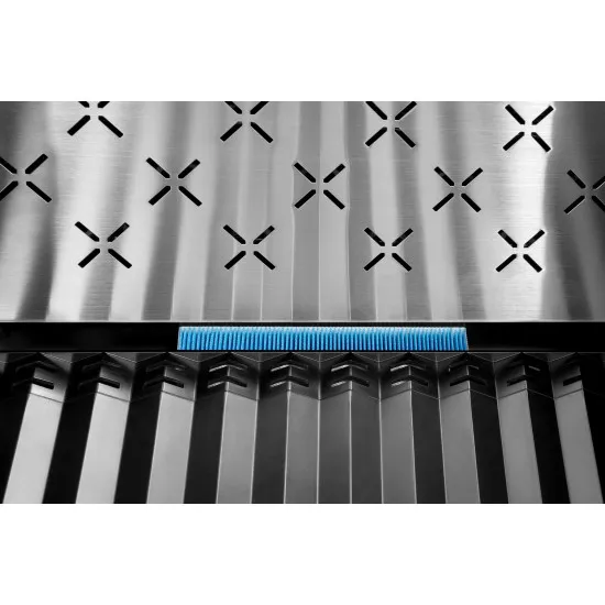 Tesla RW430M borhűtő, 193 palack, 430L, LED világítás, 59.5x70.5x184.5 cm, fekete üveg 