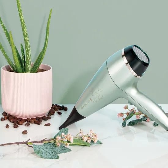 Remington AC5860 Botanicals hajszárító, 2300W, ionizáló funkció, diffúzor, fekete/menta szín 