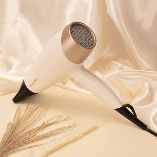 Remington D4740 Shea Soft hajszárító, 2200W, fehér/arany, diffúzor, ionizáló funkció