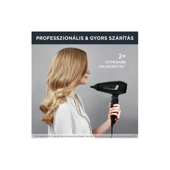 Rowenta CV8820F0 hajszárító 2100W 3 hőmérséklet, 2 sebesség, 1.8m vezeték