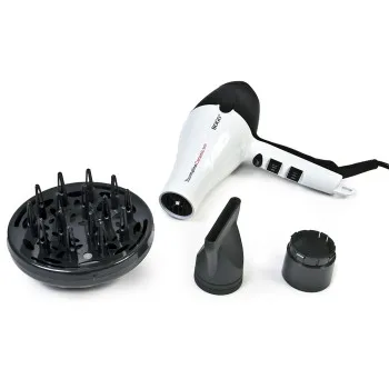 Sogo SEC-SS-3655 hajszárító, 2200W, fehér/fekete, diffúzor, ionizáló funkció 