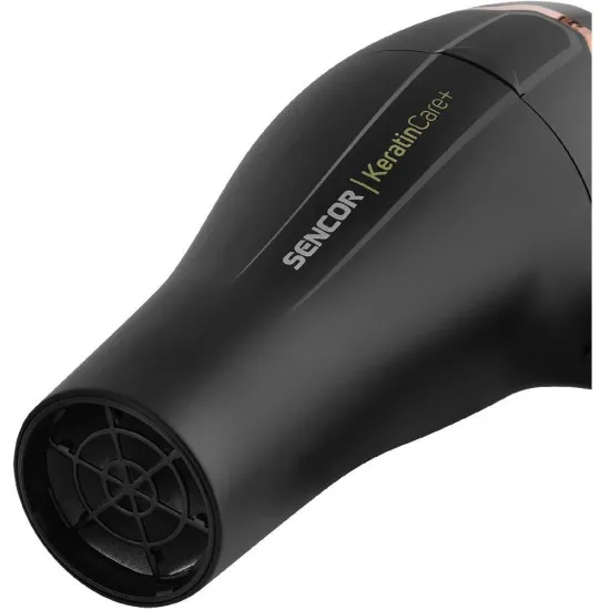 Sencor SHD 8275BK hajszárító, 2400W, fekete szín, ionizáló funkció, diffúzor