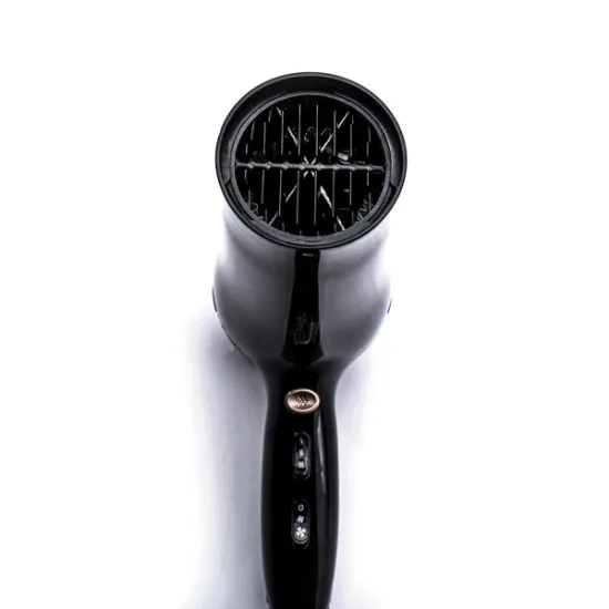 TOO HD-104BG hajszárító, fekete/arany szín, 2200W, ionizáló funkció