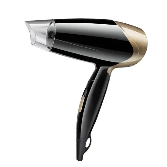 TOO HD-130 BBR hajszárító, 1200W, fekete/barna, összecsukható nyél 