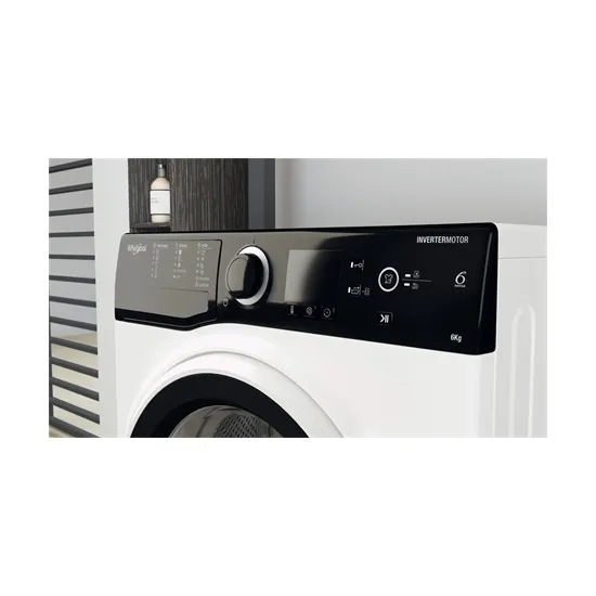 Whirlpool WRBSS 6249 S EU elöltöltős mosógép, 6 kg, inverter motor, 59.5x42.5x85 cm