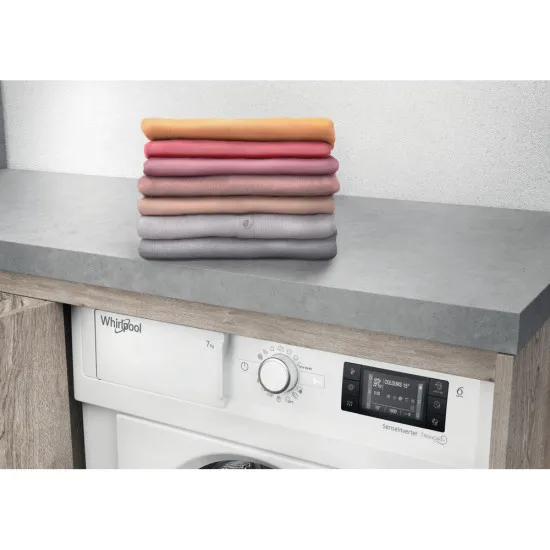 Whirlpool BI WMWG 71483E EU N beépíthető elöltős mosógép, 7 kg, inverter motor, 59.5x54.5x81.5 cm