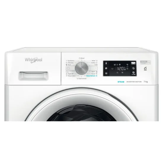 Whirlpool FFB 7469 WV EE elöltöltős mosógép, 7 kg, inverter motor, 59.5x57.5x84.5 cm