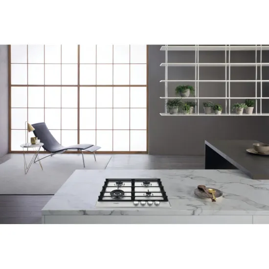 Whirlpool GMWL 628/IXL EE beépíthető gáz főzőlap, wok főzőzóna, 59x51x4.1 cm, ixelium inox szín