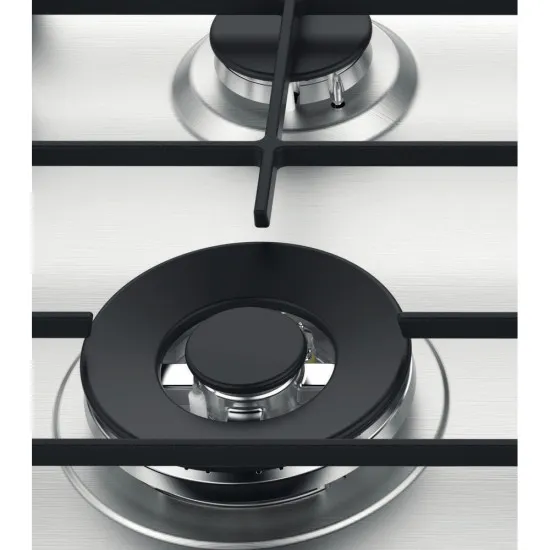 Whirlpool GMWL 628/IXL EE beépíthető gáz főzőlap, wok főzőzóna, 59x51x4.1 cm, ixelium inox szín