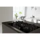 Whirlpool GOWL 728/NB beépíthető gáz főzőlap, 73x51x5.4 cm, fekete szín, GOWL 728NB