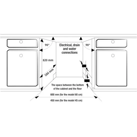 MPM MPM-45-ZMF-02 mosogatógép, 10 teríték, 3 kosár, automatikus ajtónyitás, 44.8x61x84.5 cm, fekete 