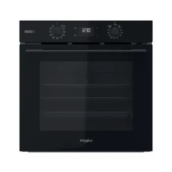 Whirlpool OMSK58RU1SB beépíthető sütő, pirolitikus és hidrolitikus tisztítás, 71L, 59.5x55.1x59.5 cm, fekete szín 