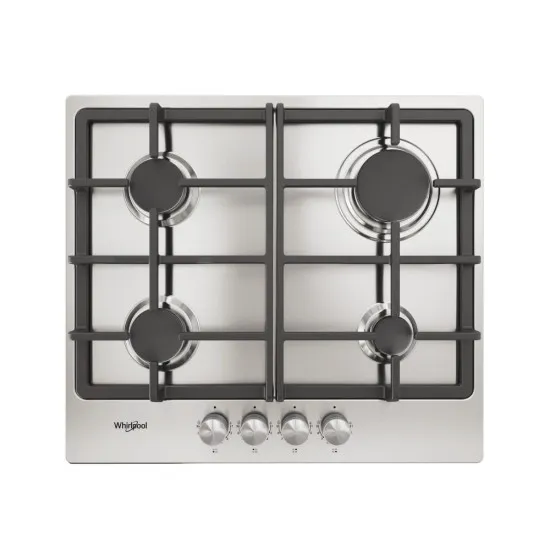 Whirlpool TKRL 660 IX beépíthető gáz főzőlap, 58x51x5.6 cm, inox 