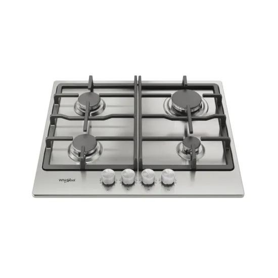 Whirlpool TKRL 660 IX beépíthető gáz főzőlap, 58x51x5.6 cm, inox 