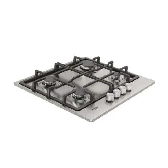 Whirlpool TKRL 660 IX beépíthető gáz főzőlap, 58x51x5.6 cm, inox 
