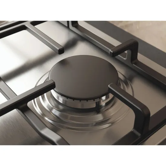 Whirlpool TKRL 660 IX beépíthető gáz főzőlap, 58x51x5.6 cm, inox 