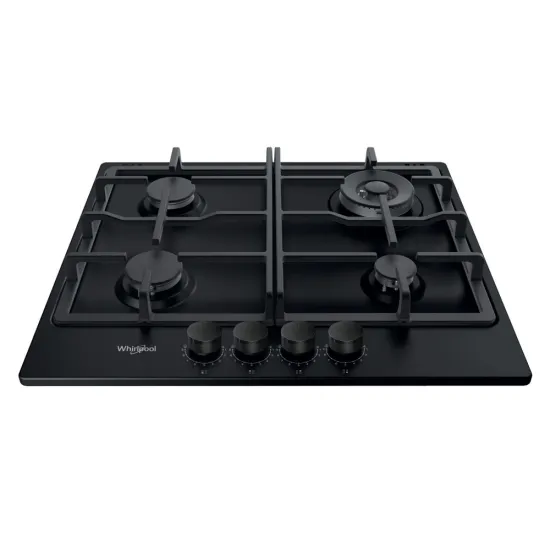 Whirlpool TKRL 661 NB beépíthető gáz főzőlap, 58x51x5.6 cm, wok főzőzóna, antracit szín 