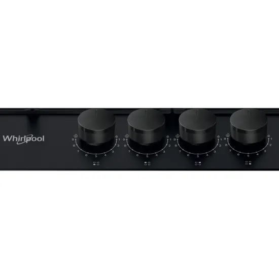 Whirlpool TKRL 661 NB beépíthető gáz főzőlap, 58x51x5.6 cm, wok főzőzóna, antracit szín 