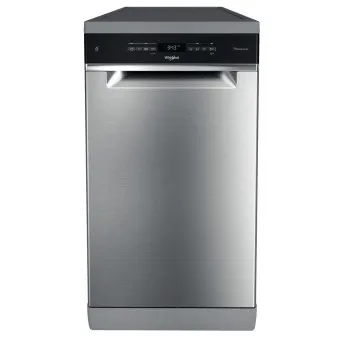 Whirlpool WH6FB10BS7A0X mosogatógép, 11 teríték, 3 kosár, automatikus ajtónyitás, 45x59x85 cm, inox
