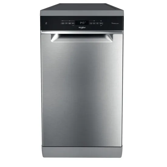 Whirlpool WH6FB10BS7A0X mosogatógép, 11 teríték, 3 kosár, automatikus ajtónyitás, 45x59x85 cm, inox