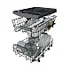 Whirlpool WH6IC11BS7LSA0 teljesen beépíthető mosogatógép, 11 teríték, 3 kosár, automatikus ajtónyitás, 44.8x55.5x82 cm 
