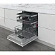 Whirlpool WIC 3C33 PFE teljesen beépíthető mosogatógép, 14 teríték, 3 kosár, automatikus ajtónyitás, 59.8x55.5x82 cm, ezüst szín 