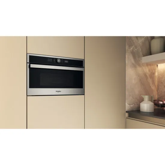 Whirlpool WMD44MX beépíthető mikrohullámú sütő, 1000W, 31L, 59.5x46.8x38.5 cm, inox