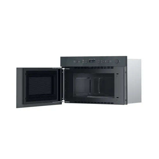 Whirlpool WMN14BSG beépíthető mikrohullámú sütő, 750W, 22L, 59.5x32x38.2 cm, csillagpor szürke fényes szín
