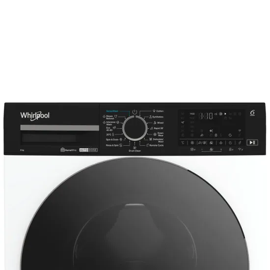 Whirlpool WPM 87W ADS EE elöltöltős mosógép, 8 kg, inverter motor, 60x55x84.5 cm