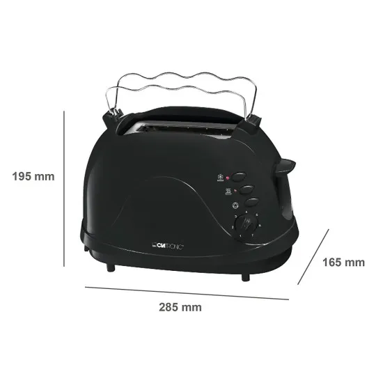 Clatronic TA3565 fekete kenyérpirító