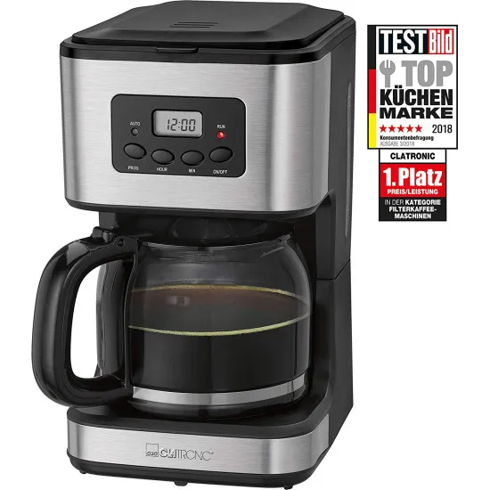 Clatronic KA 3642 fekete Timer 900W kávéfőző KA3642