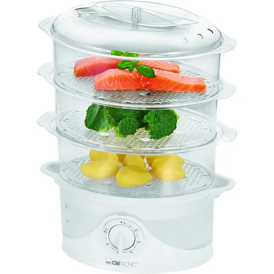 Clatronic DG 3665 fehér Timer 60 Minuten Pároló DG3665