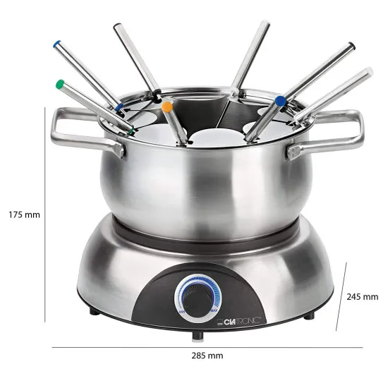 Clatronic FD 3516 inox Fondue készítő FD3516