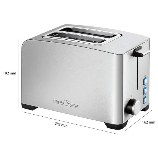 Proficook PC-TA 1082 kenyérpirító inox PCTA1082