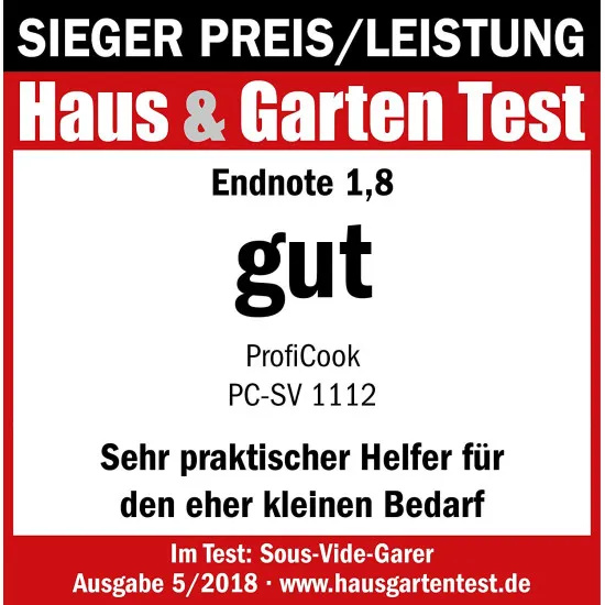 ProfiCook PC-SV 1112 sous-vide gép PCSV1112