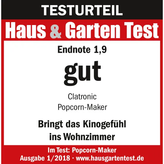 Clatronic PM 3635 popcorn készítő PM3635